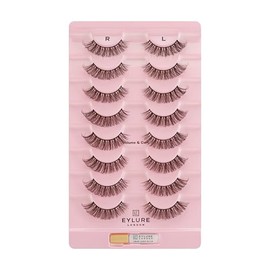 Eylure Lash Board Volume & Curl False Lashes (8 pairs false lashes/glue supplied)