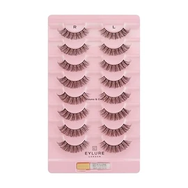 Eylure Lash Board Volume & Curl False Lashes (8 pairs false lashes/glue supplied)