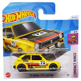 Hot Wheels - ´73 Honda Civic Custom - Compact Kings 4/5 - HTC19 - Short Card - Motul - Bridgestone - Mattel 2024 - 1:64