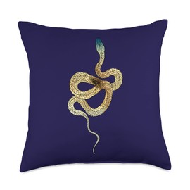 Blacklinesw9 Anima Mundi: The Snake Throw Pillow, 18x18, Multicolor