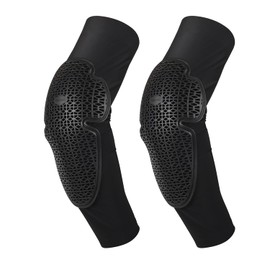 surlim Coderas, Coderas, Coderas para Bicicleta de montaña, Coderas para MTB, BMX, Patinaje y monopatín, 1 par (Negro, Mediano)