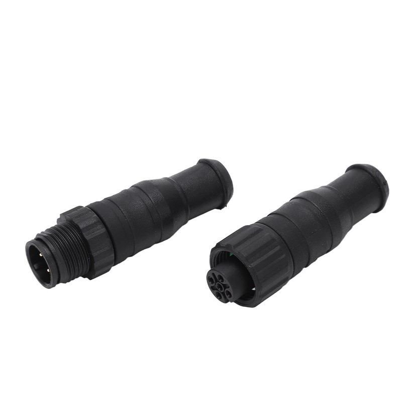 2PCS Marine for NMEA 2000 Terminators M12 Male Female 5