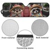 TSVAGA Windshield Sun Shade Funny Frog Car Sun Visor Compatible