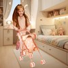 4-in-1 Baby Doll Stroller Set with Butterfly Design – Includes