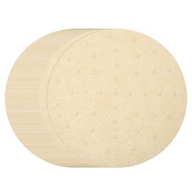 QUARKZMAN 200 Stück Air Fryer Liners 10 Zoll Runde Bambusdämpfer Liner mit Löchern Antihaft Perforiertes Pergamentpapier Einweg Dämpferpapier für Air Fryers Dämpfkorb, Braun