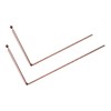 Dickly 2X Dowsing Rods Pure Copper Detection Rods Divining Rods