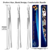JETKONG 3 Pcs 14-Inch Stainless Steel Cooking Tweezers Heavy Duty