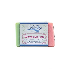 Luxiny Natural Soap Bar, Handmade Body Soap and Bath Soap Bar is a Palm Oil Free Moisturizing Vegan Castile Soap with Fragrance Oils for All Skin Types (Watermelon)
