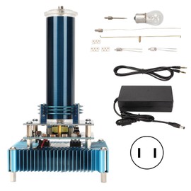 Music Coil Desktop Toy Plasma Loudspeaker Arc Generator Wireless Transmission Teaching Model 100‑240V US Plug