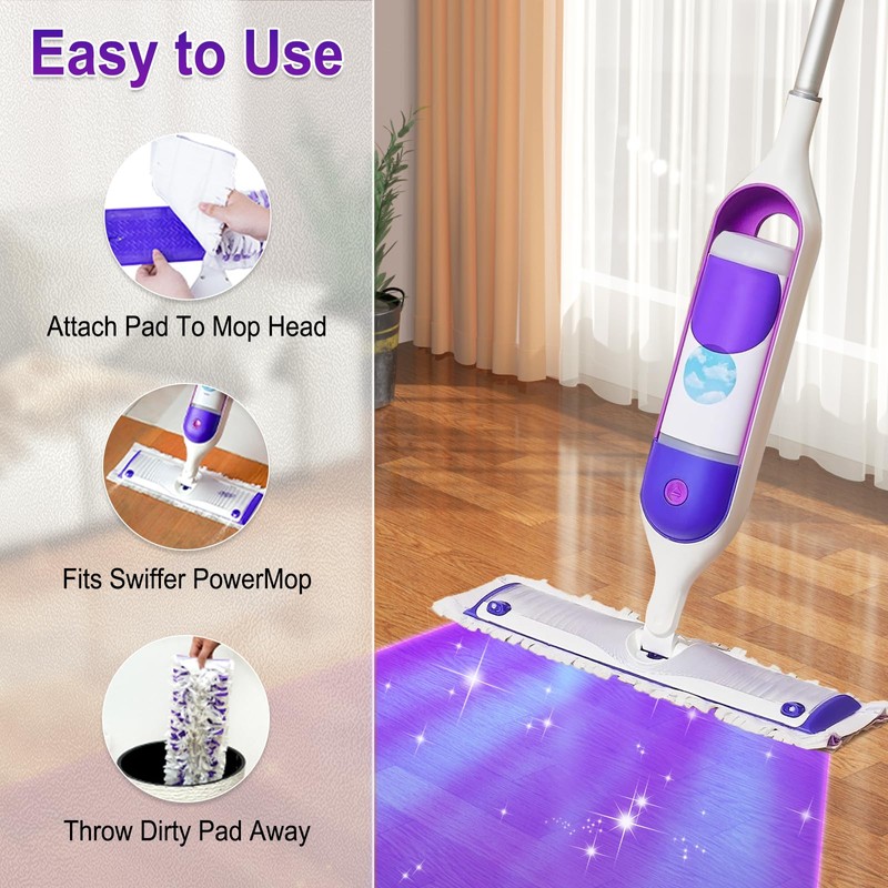 20 Pack Disposable Power Mop Pads for Swiffer Power Mop