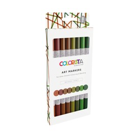 Spectrum Noir Colorista Art Markers - Pack of 8 - Natural Tones 8pc