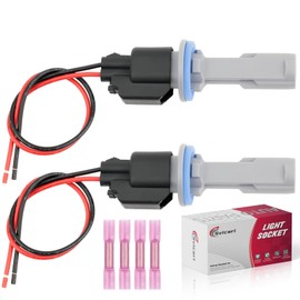 Svicari Side Marker Light Bulb Socket Holder Connector Wiring Pigtail Harness Kit Fit for Ford Escape F-150 F-250 F-350 for Dodge Journey for Jeep Compass Grand Cherokee Replace OE BB5Z-13411-A 2PCS