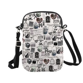 WCGXKO Morally Grey Reader Gift Sumt Book Club Gift Dark Romance Book Crossbody Bag Bookish Reading Lover Gift (Morally Cr CA)