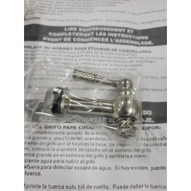 Unbranded Vintage Clam Pot Steamer Broth Spigot Spicket Faucet Steamed Drain Valve W/ SEAL