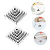 Outanaya 10pcs Small Desk Flag Holders Durable Flag Stands for