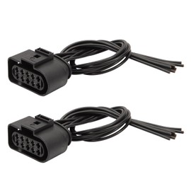 Taesayl Headlight Pigtail Connector for Kenw0rth T680, Halogen Headlamp Wiring Harness Connector 2pcs