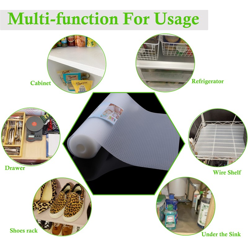 Shelf Liners for Kitchen Cabinets 10 Inch X 20 Ft