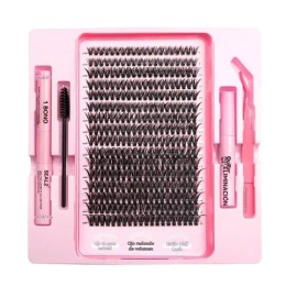 Extensiones de Pestañas 40D Mink Sintético para un Volumen Natural y Dramático