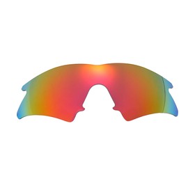 NicelyFit Polarized Replacement Lenses for Oakley M Frame Sweep Sunglasses (Fire Red Mirror)