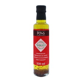 Pons. Extra Virgin Olive Oil infused with Tabasco Seasoning. 250ml (8.45oz)