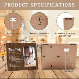 Boss Lady Picture Frame, Gifts For Female Boss, Thank You Gifts For Leader, Boss Birthday Gifts, Appreciation Gifts For Manager, , Boss Day Gifts For Women, Tabletop Picture Frames With Stand-01
