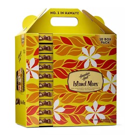 Hawaiian Host Island Macs Tiare Milk Chocolate Covered Macadamia Nuts 5 oz Boxes (12 Boxes)