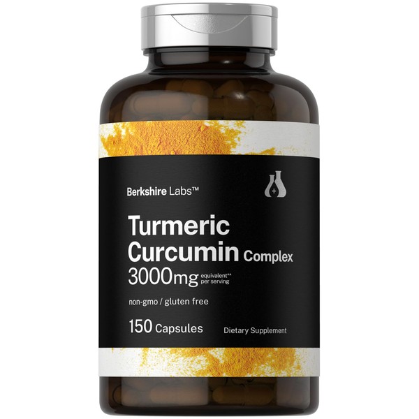 Horbäach Horbäach Turmeric Curcumin 3000mg | 150 Capsules | Turmeric