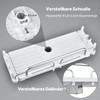 LOLYPOT Shower Shelf No Drilling Telescopic 32-48 cm, Shower Shelf