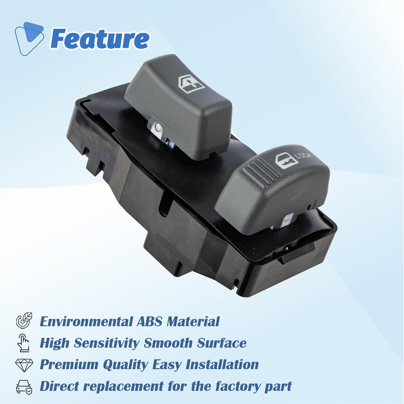 AiYiGu Door Window Switch Front Right Passenger Side Fit for