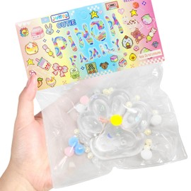 Mini Plush Cat Paw, Plush Rebound Toy for Stress Relief, Squishy, Cat Claw Squeeze Toy, Novelty Cute Soft Cat Paw Squeeze Toys Relaxation for Children Girls Boys (3)