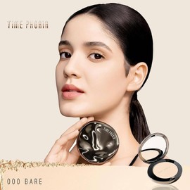 TIMEPHORIA Base de Maquillaje en Polvo Timeless Optima, Alta Cobertura y Acabado Matte Blur, 16H Control de Brillo, Polvo Compacto para Piel Grasa y con Acné, con Aplicador de Cara, 8.5g(000 Bare)