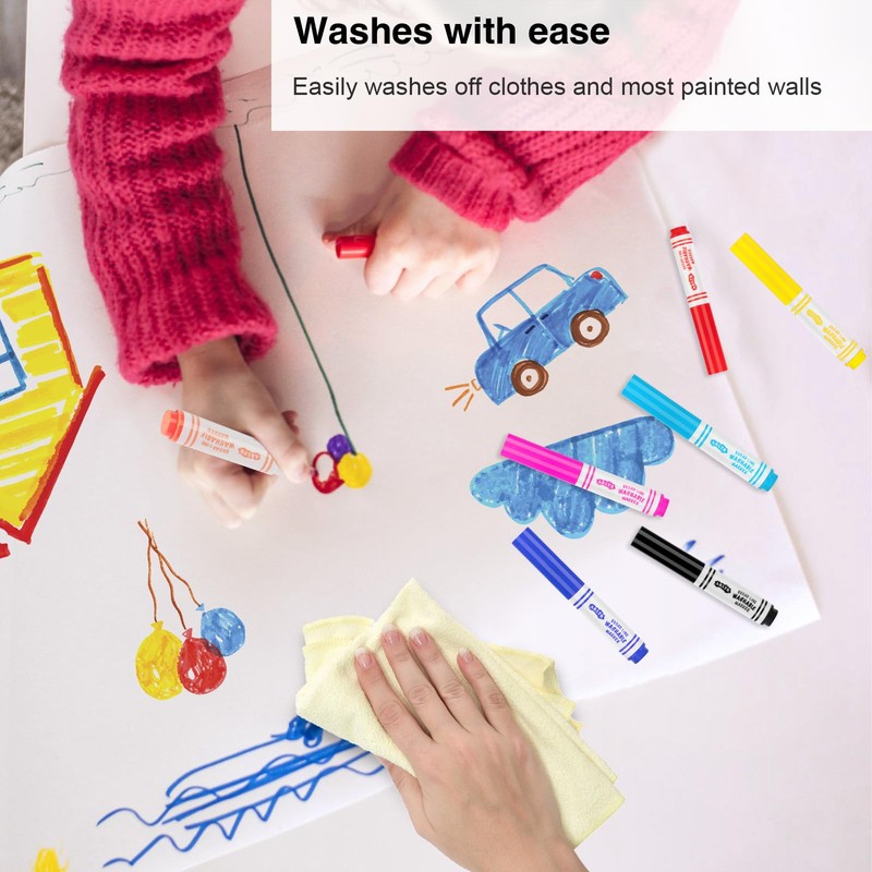 ARLTR Washable Markers Bulk, Bulk Pack of 288 in 16