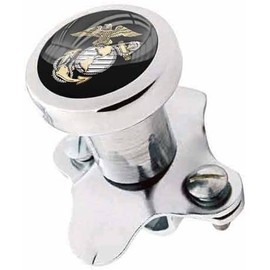 TRICKTOPPERS Billet Aluminum Polished Steering Wheel Spinner Suicide Brody Knob for Hot Rod Customs Car Truck SUV Tractor Trailer Big Rig Boat and More - Tactical Black Punisher Skull White