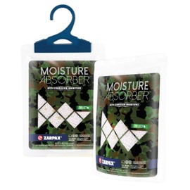 Zarpax Moisture Absorbers For Gun Safe 7.5 oz/212g - Gun Safe Dehumidifier Prevents Corrosion - Protects Gun & Gear - Desiccant Dehumidifier Removes Excess Moisture - Set of 2