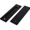 Sliding Barn Door Handle Flat Back Plate Double Sided Rectangular