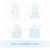 Baby Swaddling Blanket 0-3 Months Design 29