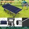Fragess Portable Camping Cot, 32" Extra Wide Camping Bed with