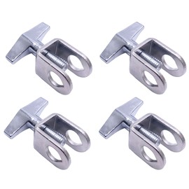 TUOREN Cowbell U-Clamp Jazz Drum Cowbell Percussion Clamp Mount Attachment 4Pack
