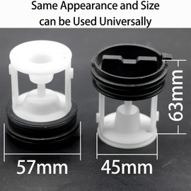 Washing Machine Lint Filter Replacement Filter for Washing Machine Lint Sieve Filter Filter Replacement for Bauknecht Whirlpool 481248058385