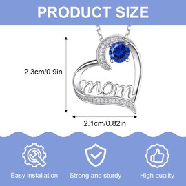 LAKJUOZ 1 Piece Mother's Day Gift Mum Gift Mum Necklace Women's Mother Chain Jewellery Mother's Day Gift Birthday Gift Anniversary Gift Grateful Gifts For Mum