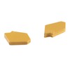 Accusize Industrial Tools GTN-3 Tin Coated Carbide Grooving Parting Inserts,
