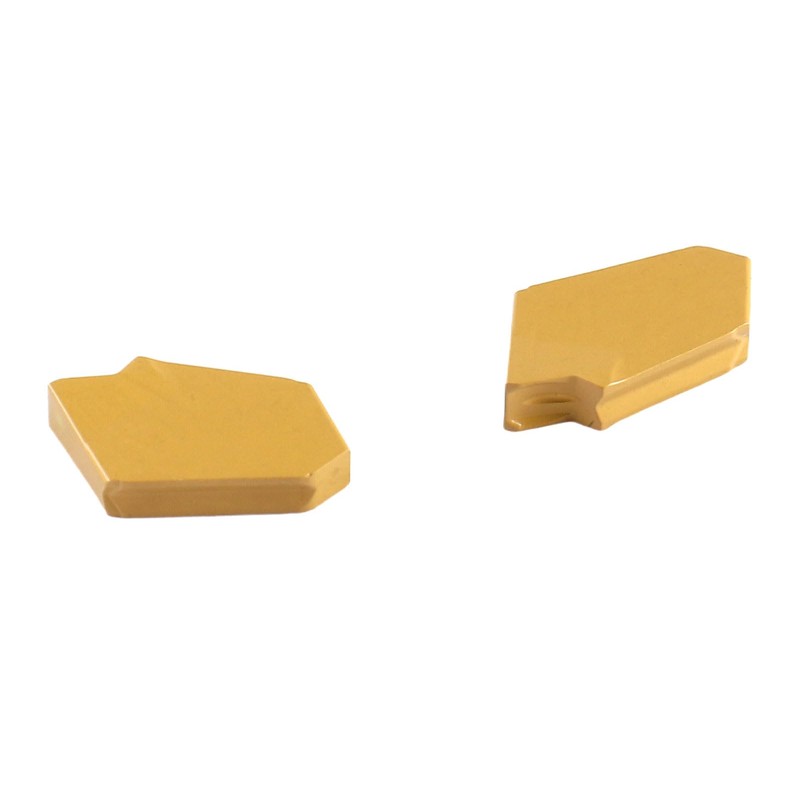 Accusize Industrial Tools GTN-3 Tin Coated Carbide Grooving Parting Inserts,