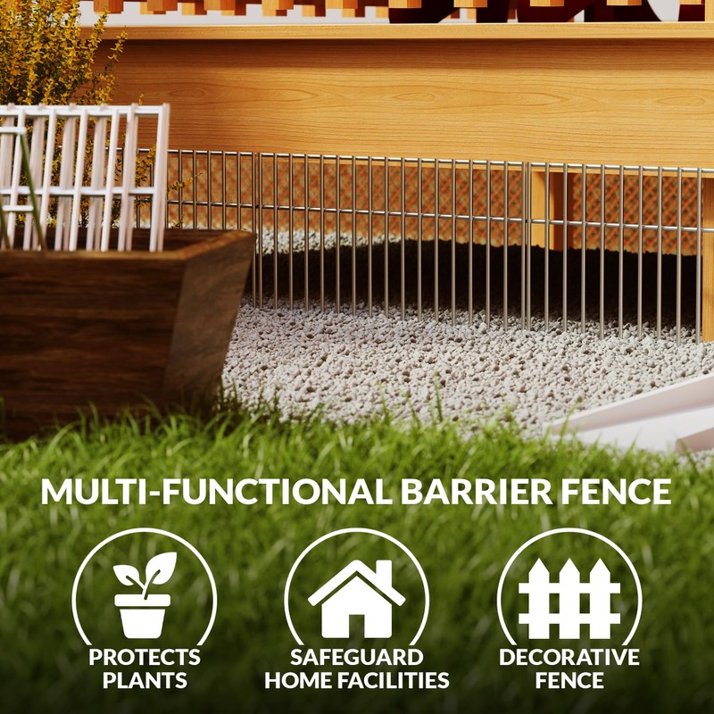Dig Defence Original Animal Barrier Fence - X-Large Decorative Garden