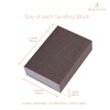 BEADNOVA Sanding Block Sandpaper Block Coarse/Medium/Fine/Superfine Assorted Dry Wet Sanding