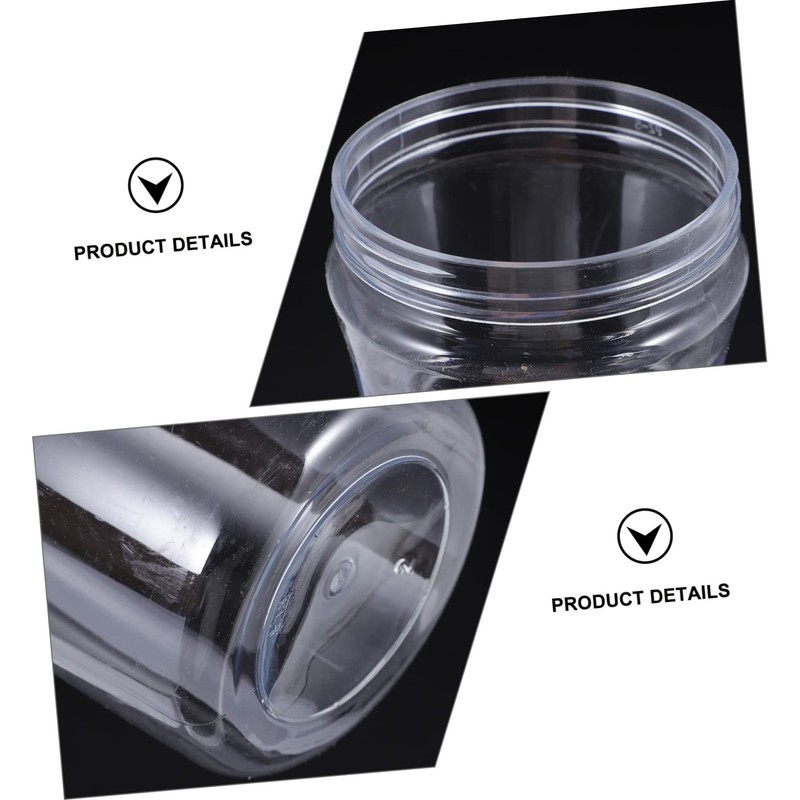 Zerodeko 1set Transparent Plastic Flower Arrangement Vases Modern Desktop Flowerpot