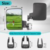 10L0L Golf Cart Mirror No Drilling Side Mirrors Universal for