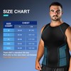 Odoland 3 Pack Men Compression Shirt, Tummy Control Slimming Undershirt