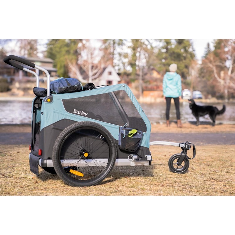 Burley Pet Trailer Pouch for Dog Bike Trailer, Midnight Marionberry,