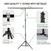 Green Screen Backdrop with Stand Kit, BEIYANG 6.5 X 5