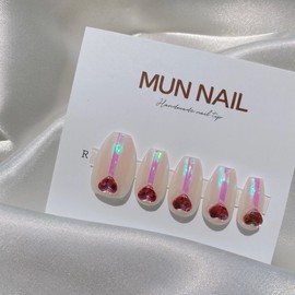 MunNail Heart Beam - Long Oval / MunNail 하트빔 - 롱오벌
